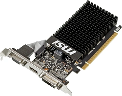 Видеокарта MSI PCI-E 2.0 GT 710 2GD3H LP NVIDIA GeForce GT 710 2Gb 64bit DDR3 954/1600 DVIx1 HDMIx1 CRTx1 HDCP Ret low profile