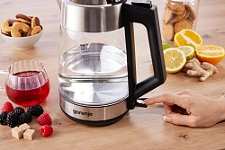 Чайник электрический Gorenje K17OGS 1.7л. нержавеющая сталь корпус: стекло