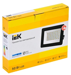 Прожектор уличный IEK СДО LPDO601-50-65-K02 светодиодный 50Втчерный
