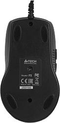 Мышь A4Tech V-Track F5 черный/рисунок оптическая 3000dpi USB 6but