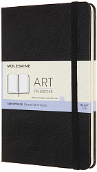 Блокнот для рисования Moleskine ART SKETCHBOOK ARTQP054 Medium 115x180мм 88стр. твердая обложка черный