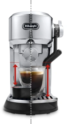 Кофеварка рожковая Delonghi EC950.M 1450Вт серебристый