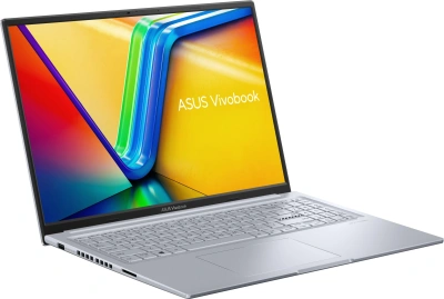 Ноутбук Asus VivoBook 16X K3605VC-RP370 Core i5 13420H 16Gb SSD512Gb NVIDIA GeForce RTX 3050 4Gb 16" IPS WUXGA (1920x1200) без ОС silver WiFi BT Cam (90NB11D2-M00FL0)
