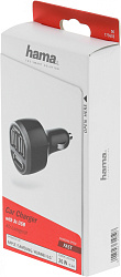 Автомобильное зар./устр. Hama H-173603 5W 2.1A+2.1A+1A 3xUSB универсальное черный (00173603)