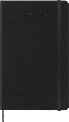Еженедельник Moleskine ACADEMIC WKNT Large 130х210мм датир.18мес 208стр. черный