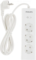 Сетевой фильтр Philips CHP2135WA/51 2м (3 розетки) белый (коробка)