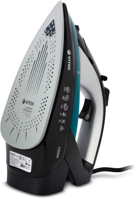 Утюг Vitek VT-8324 2300Вт черный/белый/синий