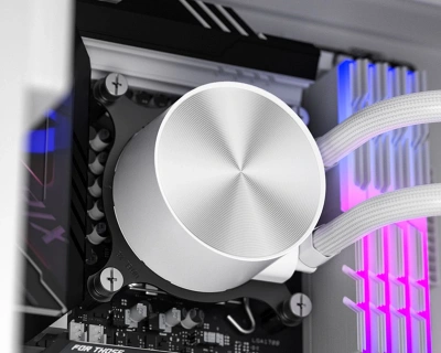 Система водяного охлаждения ID-Cooling FX240 Pro Soc-AM5/AM4/1200/1700/1851 белый 4-pin 35.2dB Al+Cu 300W Ret (FX240 PRO WHITE)