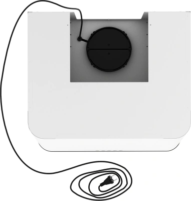 Вытяжка каминная Elikor MiX 50П-650-Э3Д белый управление: электронное (1 мотор)