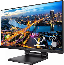Монитор Philips 23.8" B Line 242B1TC черный IPS LED 16:9 HDMI M/M матовая HAS 250cd 178гр/178гр 1920x1080 75Hz VGA DP FHD USB Touch 6.67кг