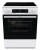 Плита Электрическая Gorenje GECS6C70WC белый/черный стеклокерамика (без крышки)