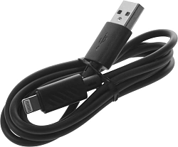 Кабель Hoco X88 Gratified USB (m)-Lightning (m) 1м черный коробка