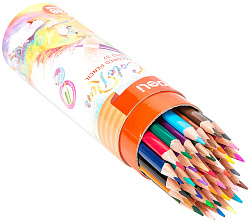 Карандаши цв. Deli EC00337 ColoRun трехгран. 36цв. карт.тубус