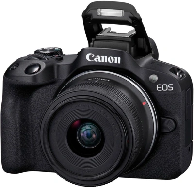 Фотоаппарат Canon EOS R50 черный 24.2Mpix 2.95" 4K WiFi RF-S 18-45mm IS STM LP-E6NH