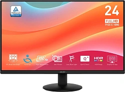 Монитор MSI 23.8" Pro MP242L черный IPS LED 16:9 HDMI матовая 250cd 178гр/178гр 1920x1080 100Hz DP FHD 3.07кг