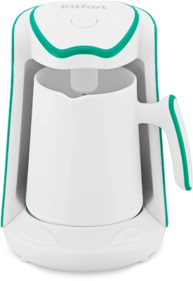 Кофеварка Электрическая турка Kitfort КТ-7133-2 600Вт зеленый/белый