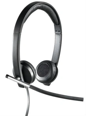 Наушники с микрофоном Logitech H650E черный 1.1м накладные оголовье (981-000519)