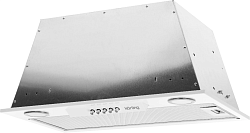 Вытяжка встраиваемая Korting KHI 6530 W белый управление: кнопочное (1 мотор)