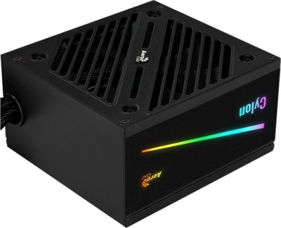 Блок питания Aerocool ATX 500W CYLON 500 80+ 24pin APFC 120mm fan color 5xSATA RTL