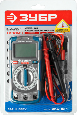 Мультиметр Зубр ТХ-810-Т (59810)
