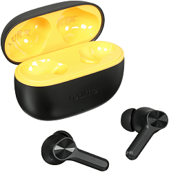 Гарнитура внутриканальные Realme Techlife Buds T200 черный беспроводные bluetooth в ушной раковине (6942729003778)