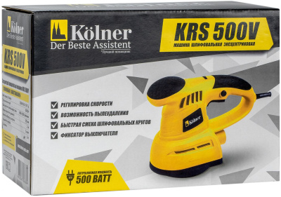 Эксцентриковая шлифмашина Kolner KRS 500V 500Вт D125мм (КН500)