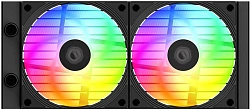Система водяного охлаждения ID-Cooling FX240 Inf ARGB Soc-AM5/AM4/1200/1700/1851 черный 4-pin 27.2dB Al+Cu 300W Ret