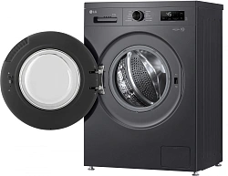 Стиральная машина LG F2Y1WS6J класс: A загр.фронтальная макс.:6.5кг темно-серый инвертор