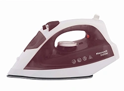 Утюг Maxwell MW-3006 2400Вт белый/бордовый