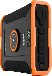 Электростанция портативная TopON TOP-X60 60000mAh 10A QC3.0/PD 3xUSB беспров.зар. черный/оранжевый (103765)