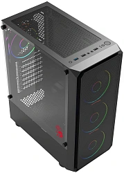 Корпус Bloody CC-126 черный без БП ATX 8x120mm 2xUSB2.0 1xUSB3.0 audio bott PSU