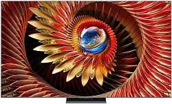 Телевизор LED TCL 85" 85C8K QD-Mini LED Frameless черный 4K Ultra HD 144Hz DVB-T DVB-T2 DVB-C DVB-S DVB-S2 USB WiFi Smart TV