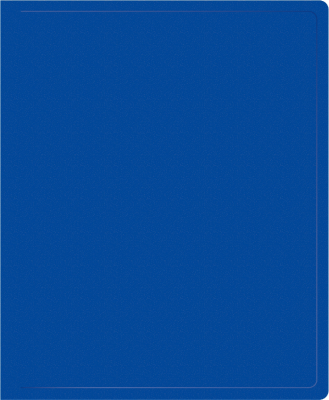 Папка на 2-х кольцах Silwerhof Eco A4 пластик 0.5мм кор.18мм синий