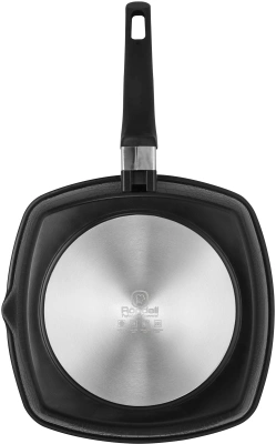 Сковорода-гриль Rondell Escurion RDA-869 квадратная 28см покрытие: Xylan Plus ручка съемная (без крышки) черный