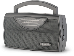Радиоприемник настольный Vitek VT-3591 серый