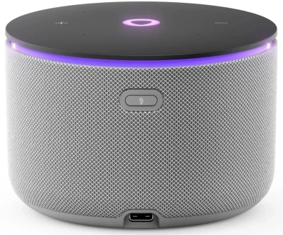 Умная колонка Yandex Станция Мини 3 Про Алиса серый 18W 2.0 BT/Wi-Fi (YNDX-00059GRY)