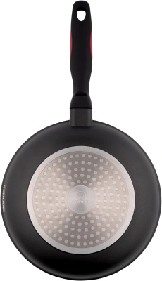 Сковорода Rondell Perfect RDA-1561 круглая 28см покрытие: Xylan Plus ручка несъемная (без крышки) черный