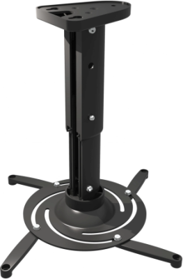 Кронштейн для проектора Cactus CS-VM-PR05M-BK черный макс.10кг потолочный поворот и наклон