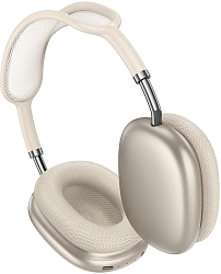 Наушники мониторные Hoco W65 TWS бежевый беспроводные bluetooth оголовье (50410)