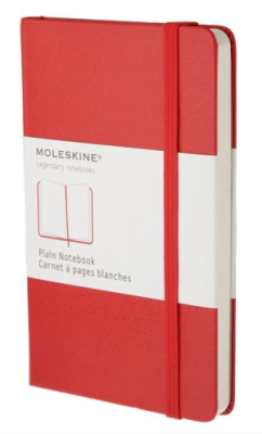 Блокнот Moleskine CLASSIC QP012R Pocket 90x140мм 192стр. нелинованный твердая обложка красный