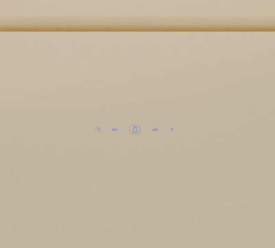 Вытяжка каминная Lex Furia 600 cлоновая кость управление: сенсорное (1 мотор)