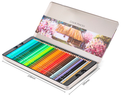 Карандаши цв. Deli 6568 липа цветной корпус 72цв. мет.кор.