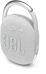 Колонка порт. JBL Clip 4 белый 5W 1.0 BT 15м 500mAh (JBLCLIP4WHT)