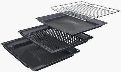 Духовой шкаф Электрический Bosch HNG978NB1 черный