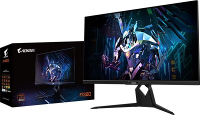 Монитор Gigabyte 31.5" Aorus FI32Q черный IPS LED 1ms 16:9 HDMI HAS Piv 350cd 178гр/178гр 2560x1440 170Hz FreeSync DP 2K USB 10.8кг