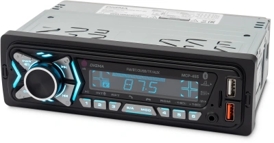 Автомагнитола Digma MCP-455 1DIN 4x50Вт v5.0 USB 2.0 AUX 4 ПДУ