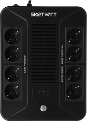 Источник бесперебойного питания Smartwatt Safe Pro 360Вт 600ВА черный
