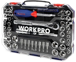 Набор инструментов Workpro WP202566 63 предмета (жесткий кейс)