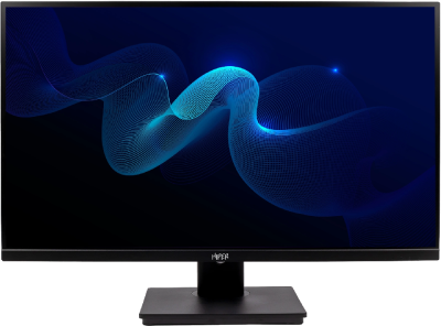 Монитор Hiper 23.8" EasyView HS2402 черный IPS LED 4ms 16:9 HDMI M/M матовая HAS 1000:1 250cd 178гр/178гр 1920x1080 100Hz FreeSync VGA DP FHD 4.54кг