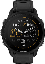 Смарт-часы Garmin Forerunner 955 33мм 1.3" корп.черный рем.черный разм.брасл.:130-220мм (010-02638-30)
